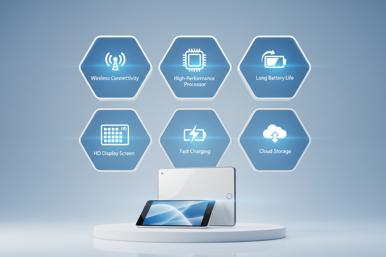 數碼產品產品特徵圖